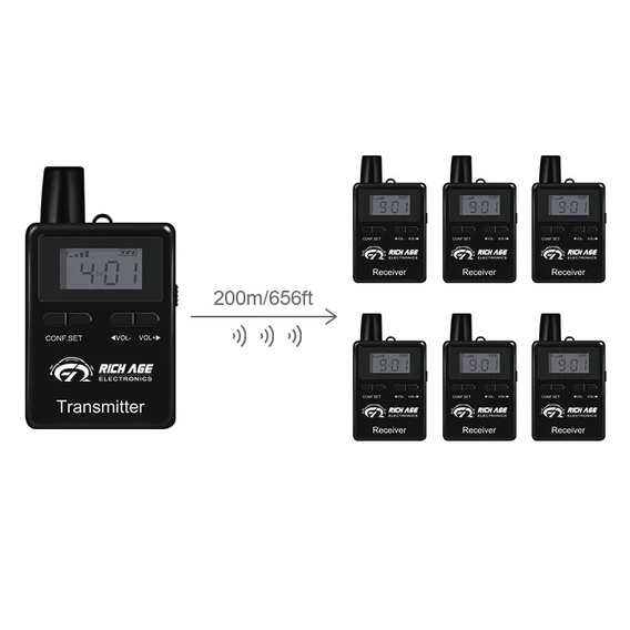 Beste Oudio Wireless Tour Guide stelsel(图3)